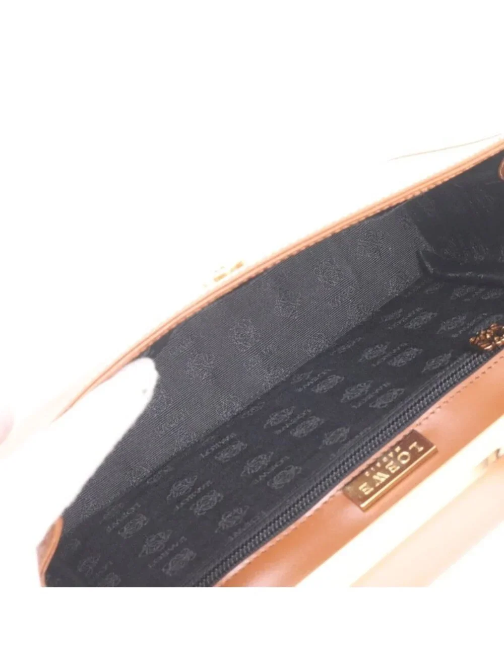 Loewe Leather Shoulder Bag Hand Brown